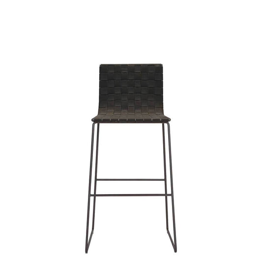 TRENNZA SLED BASE BARSTOOL - EARTH/GRAPHITE