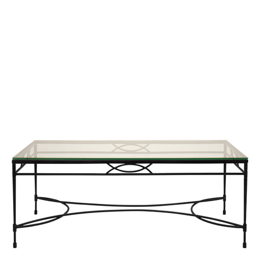 Amalfi Glass Top Cocktail Table Rectangle 122