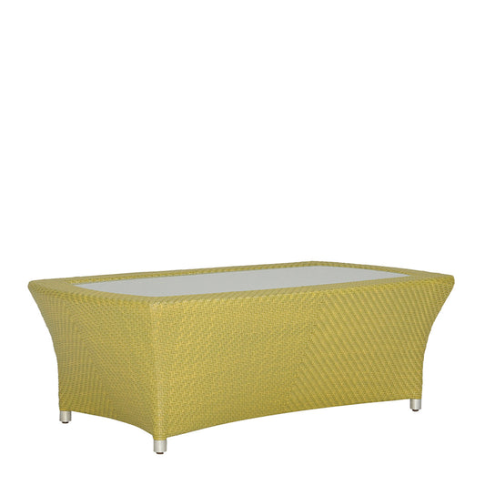 Amari Glass Top Cocktail Table Rectangle 120 - Bamboo Green