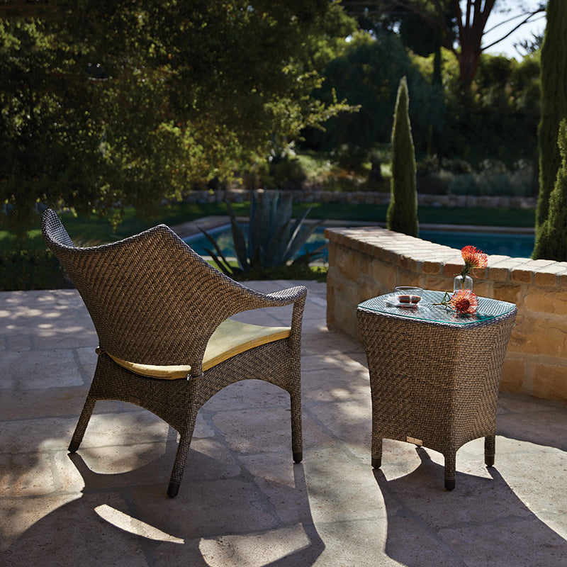 Amari Fully Woven Side Table Square 45