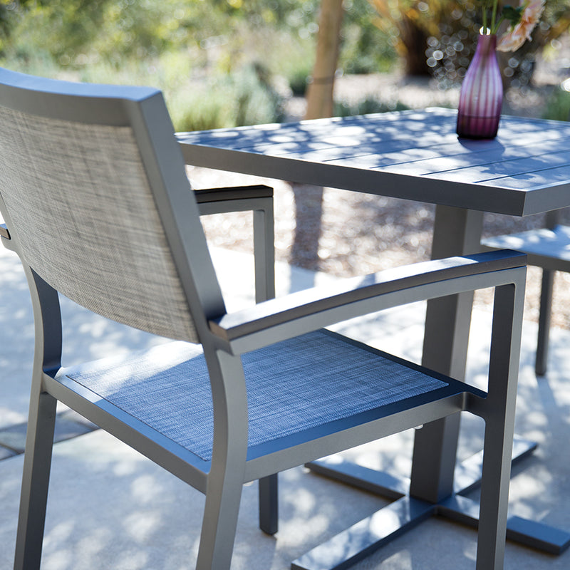 Duo Stackable Mesh Armchair