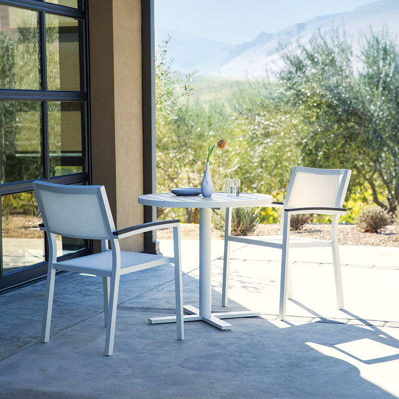 Duo Stackable Mesh Armchair
