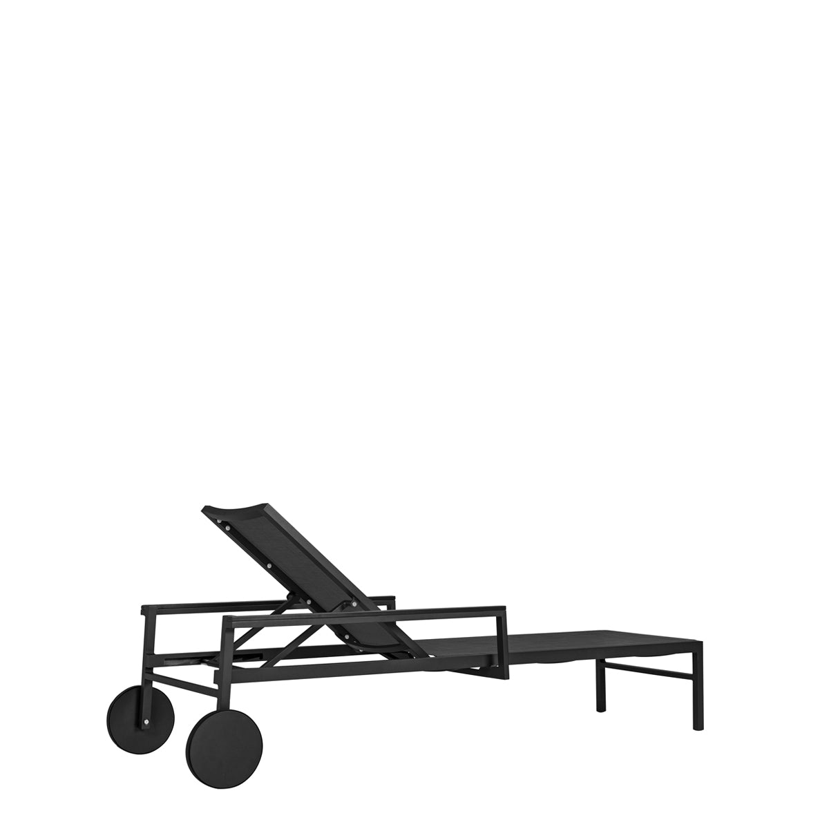 Duo Mesh Chaise Lounge With Arms