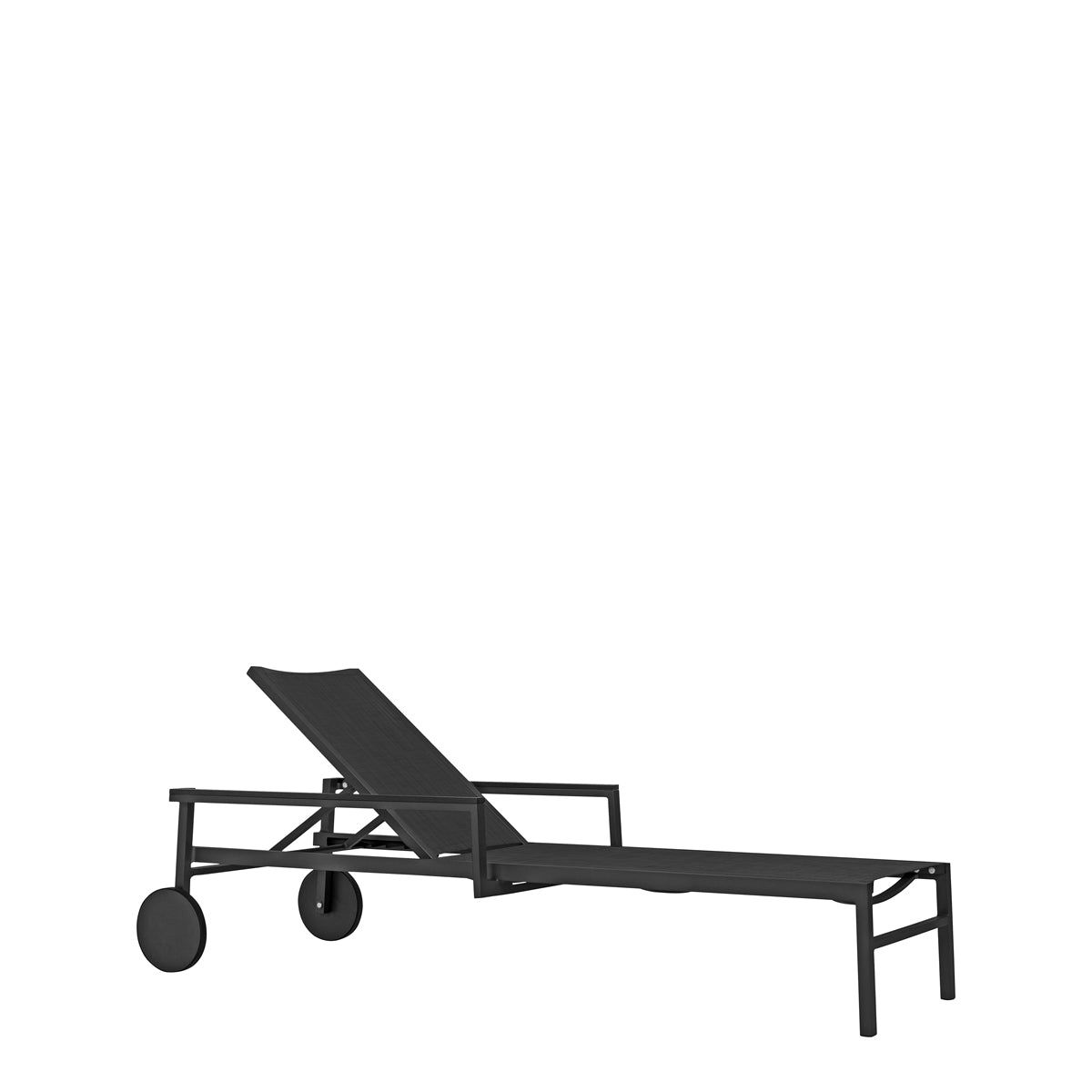 Duo Mesh Chaise Lounge With Arms