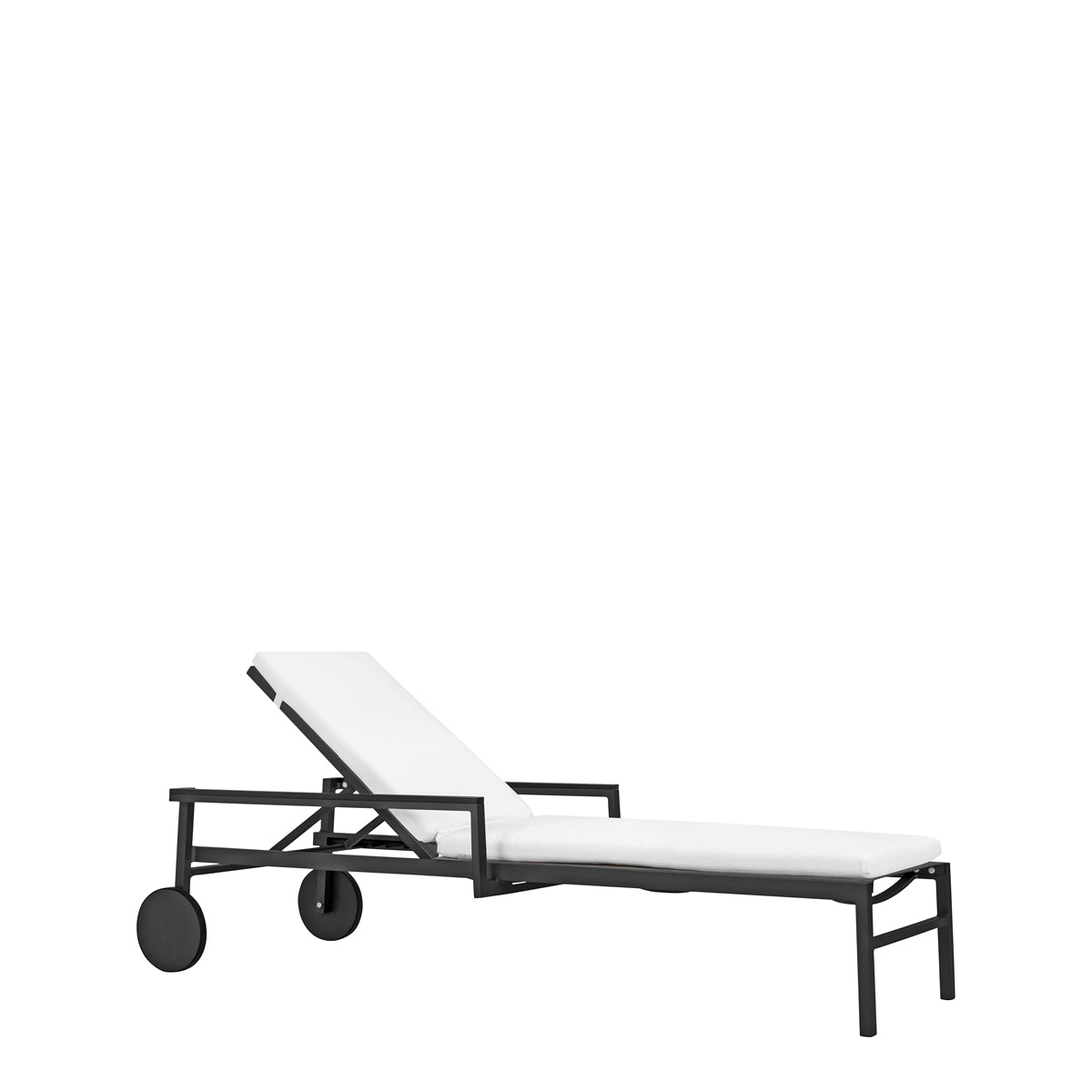 Duo Mesh Chaise Lounge With Arms