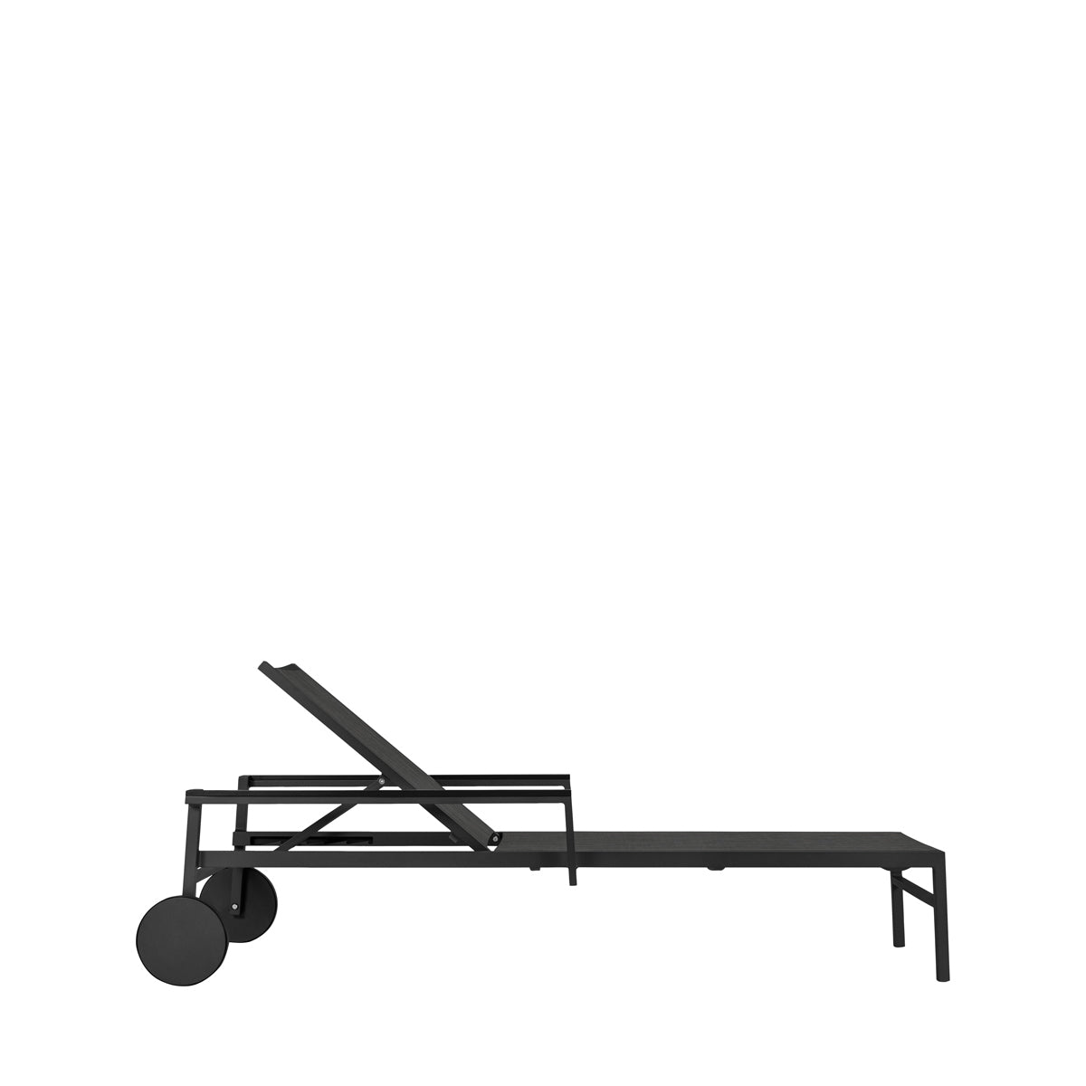 Duo Mesh Chaise Lounge With Arms