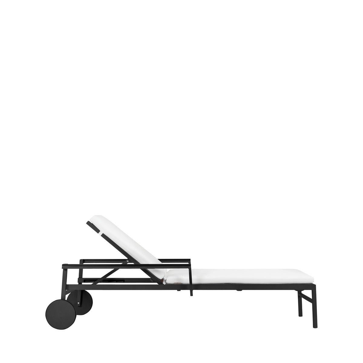 Duo Mesh Chaise Lounge With Arms