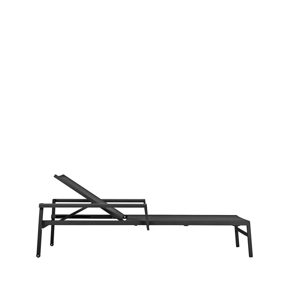 Duo Stackable Mesh Chaise Lounge With Arms