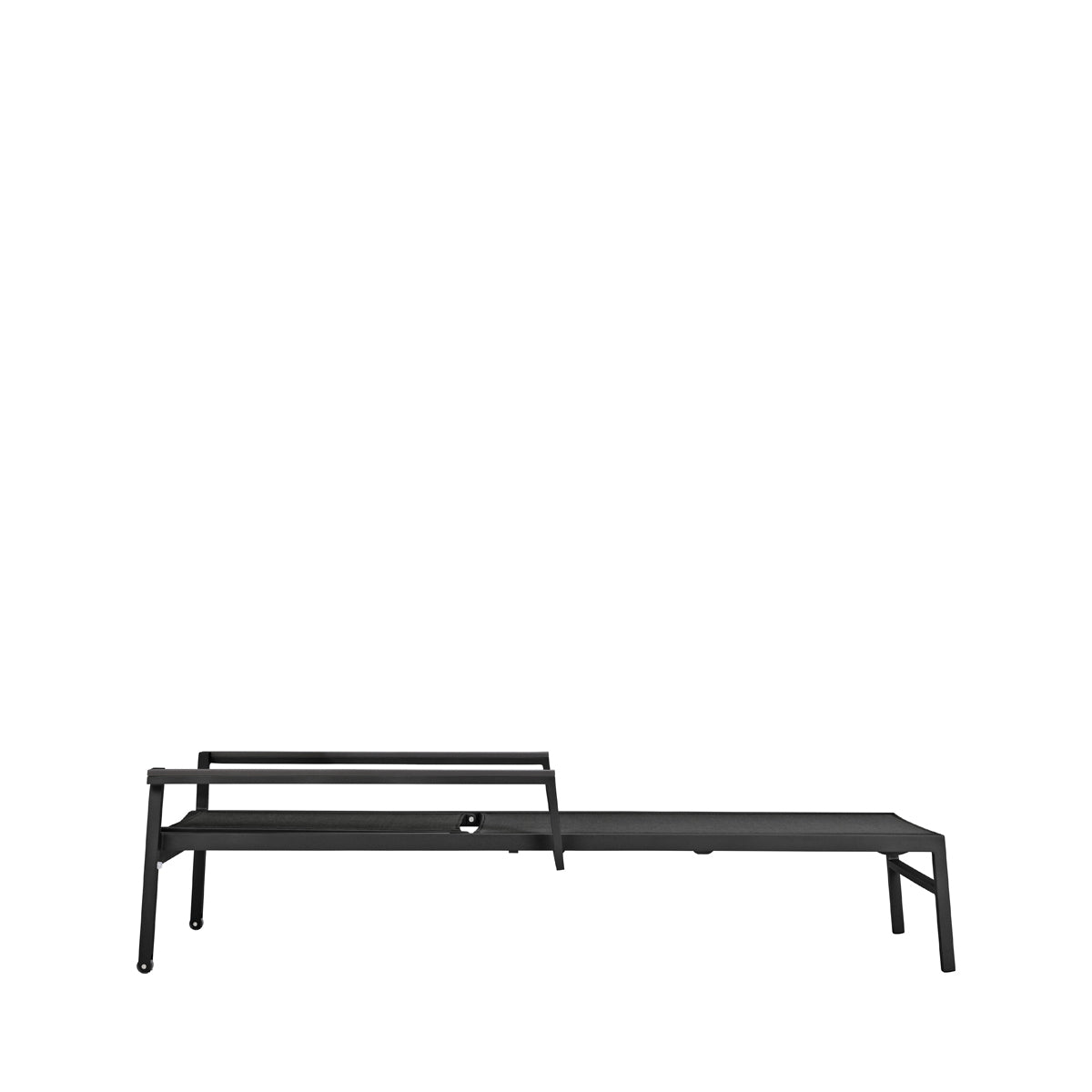 Duo Stackable Mesh Chaise Lounge With Arms