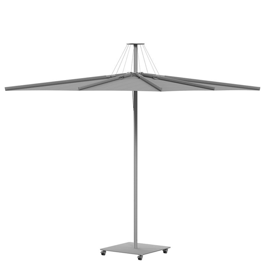 JANUSUmb Palmetto Sq300 QV Silver Marquee Light Grey