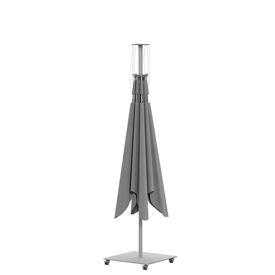 JANUSUmb Palmetto Sq300 QV Silver Marquee Light Grey