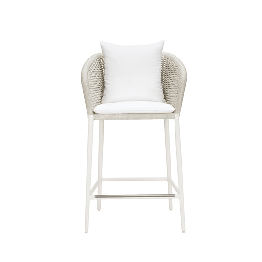 Knot Counter Stool With Arms