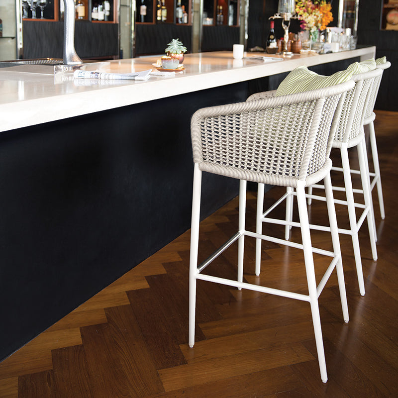 Knot Barstool With Arms