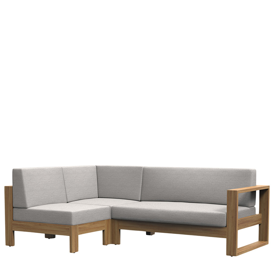 Matisse Teak Module 2 Seat Left