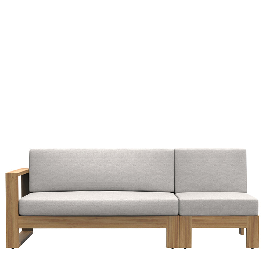 Matisse Teak Module 2 Seat Right