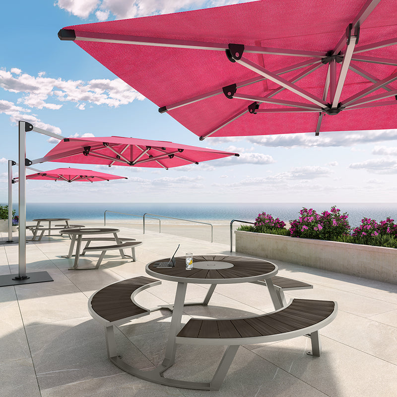 Janus Titan Tilt Cantilever Umbrella Square 300