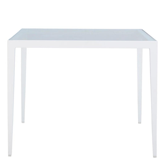 Slant Glass Top Dining Table Square 99