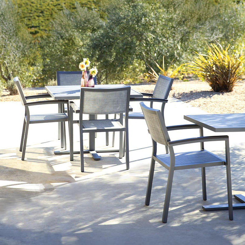 Duo Stackable Mesh Armchair