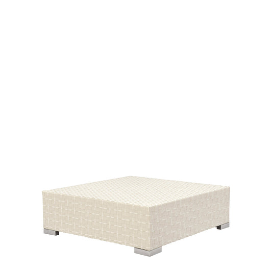 Pacific Cocktail Table/Ottoman Square - Limestone