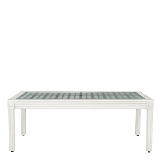 Quadratl Glass Top Cocktail Table Square 56