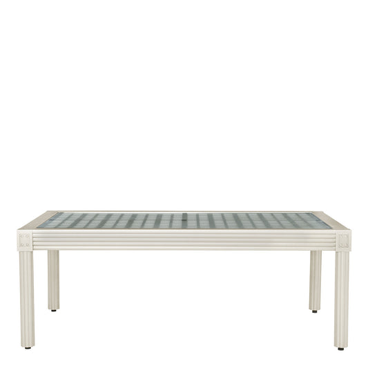 Quadratl Glass Top Cocktail Table Square 110