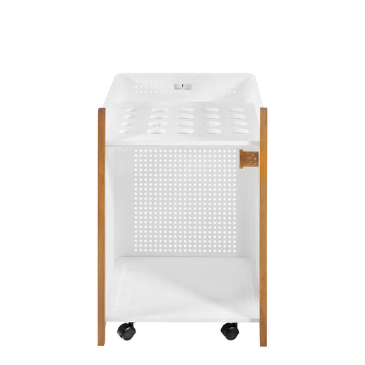 Tangent Cue Rack - Iroko/Textured White