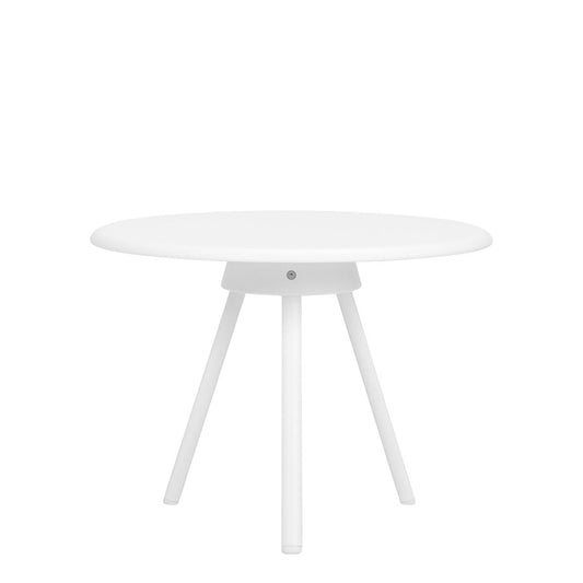 Zebra Side Table - White