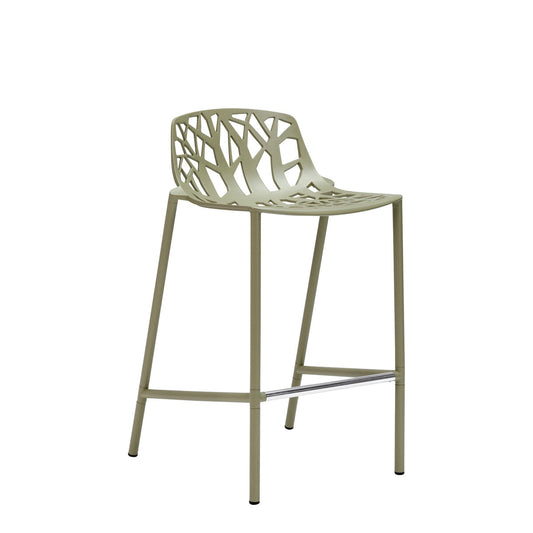 Forest Low Back Counter Stool - Sage Green