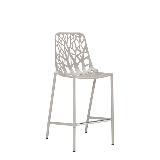 Forest High Back Counter Stool - Powder Grey