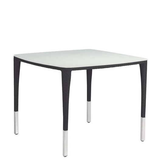 Slim Line Dining Table Square 100 - Carbon