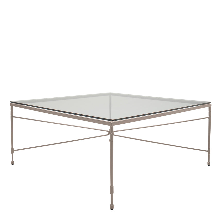 Amalfi Star Glass Top Cocktail Table Square 107