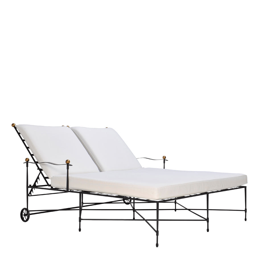 Amalfi Double Chaise Lounge With Arms
