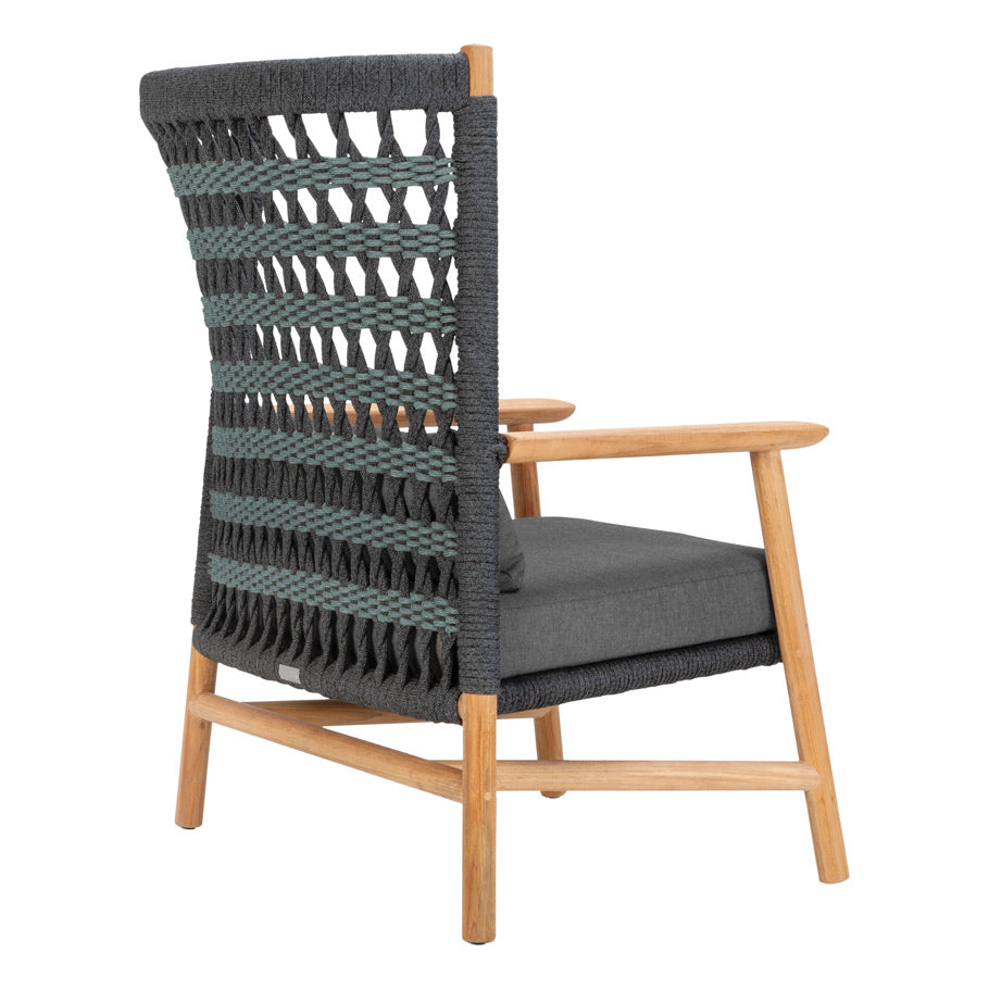 Anatra Teak High Back Lounge Chair