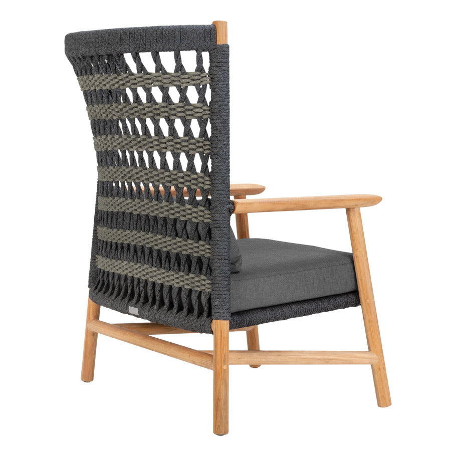 Anatra Teak High Back Lounge Chair