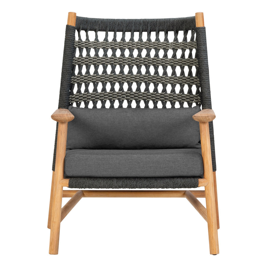Anatra Teak High Back Lounge Chair