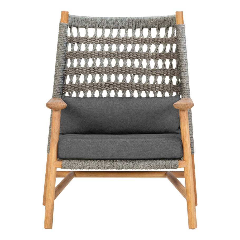 Anatra Teak High Back Lounge Chair