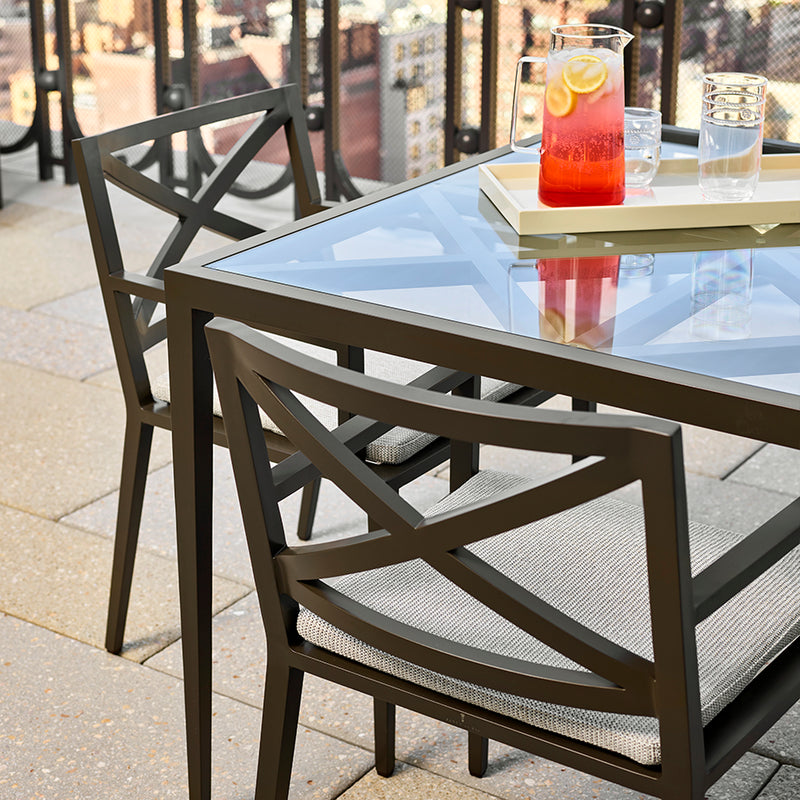 Azimuth Cross Dining Table Square 102