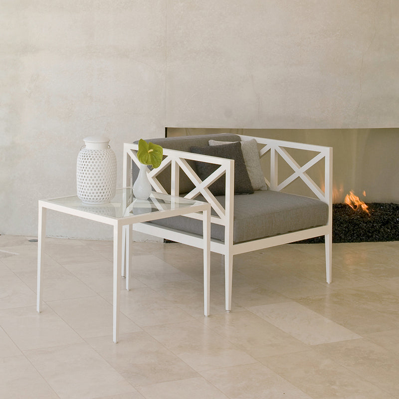 Azimuth Cross Side Table Square 61