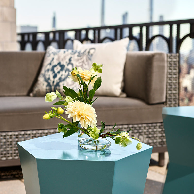 Facet Aluminum Stool / Side Table 44