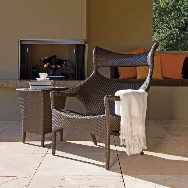Amari Fully Woven Side Table Square 45