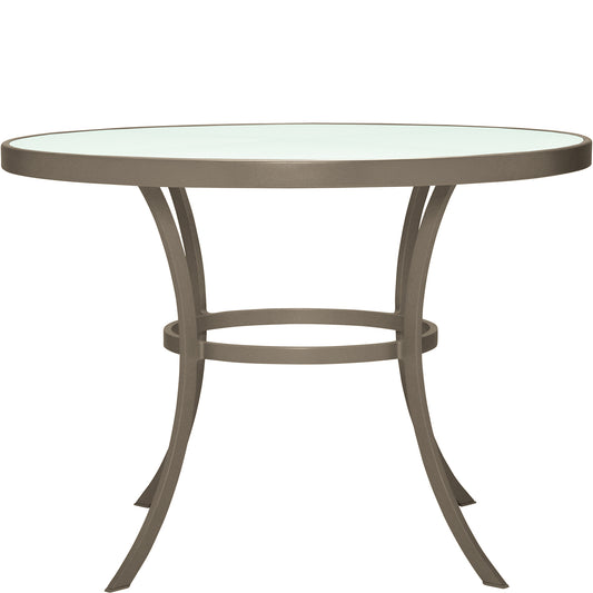 Koko II TulipTbl Glass Top RD 107 - Mercury