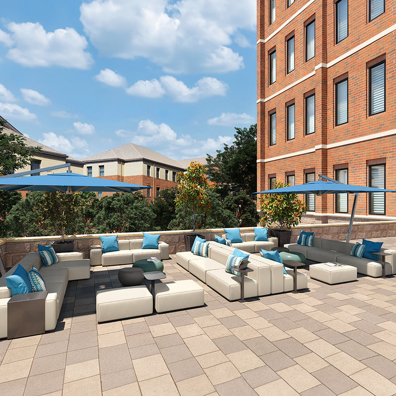 Janus Titan Tilt Cantilever Umbrella Square 350