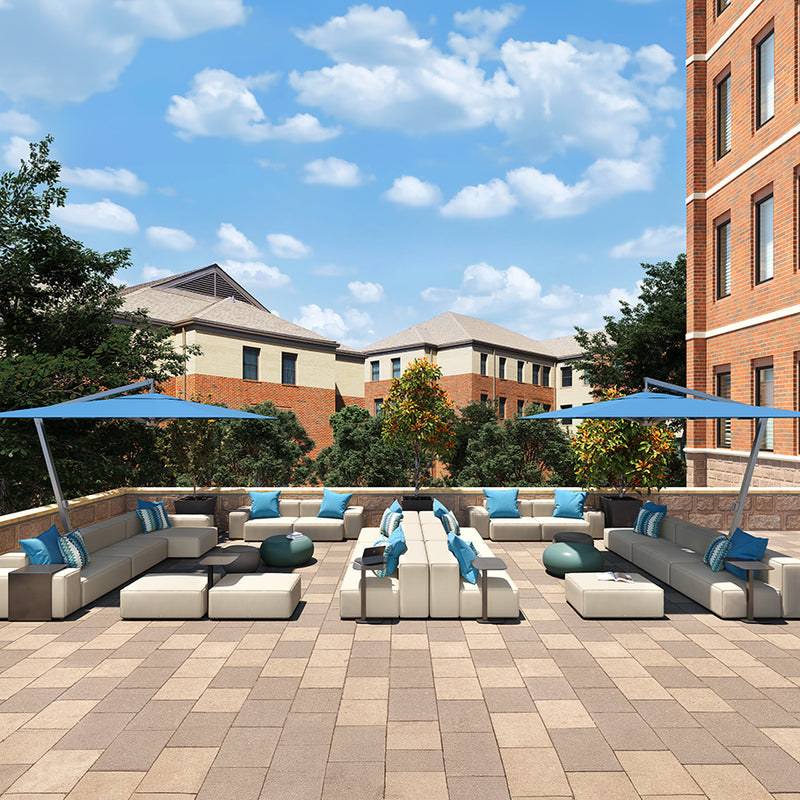 Janus Titan Tilt Cantilever Umbrella Square 350