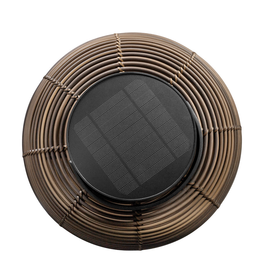 Tika Teak Base Lantern Large