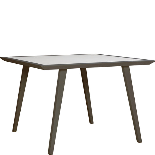 Wegner Dining Table Square 109 - Metallic Bronze/Biscuit