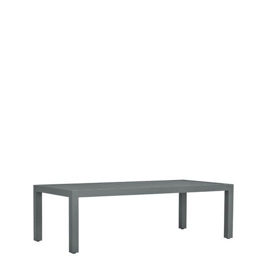 Duo Aluminum Cocktail Table Rectangle 127