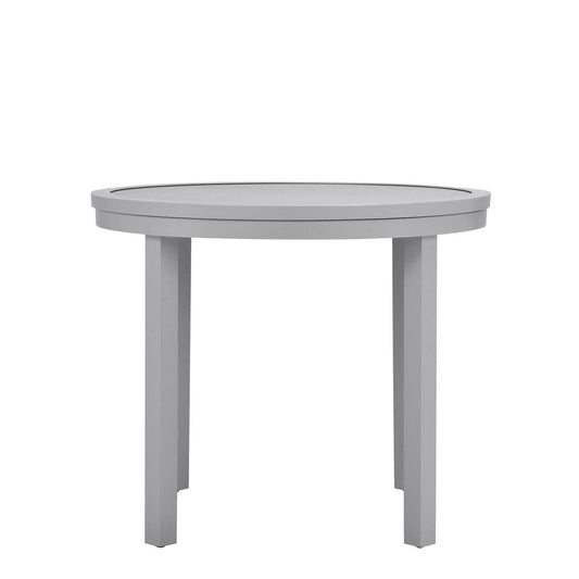 Koko II Ceramic Dining Table Round 90 - Silver