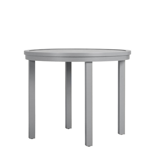 Koko II Aluminum Dining Table Round 92 - Silver
