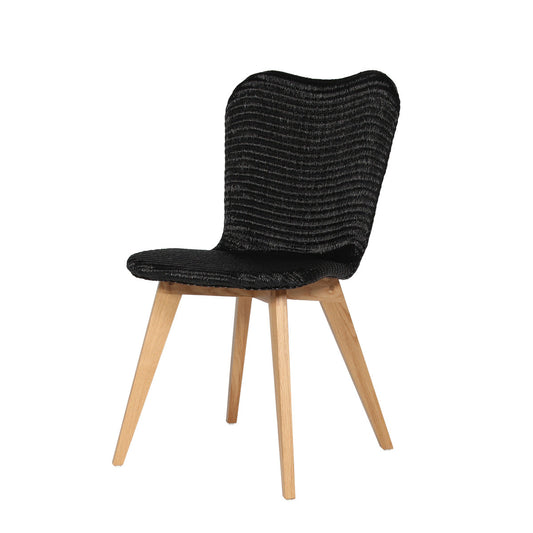 Lily Side Chair - Teak/Black